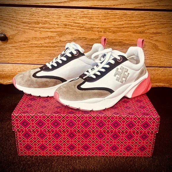 Tory Burch Good Luck Trainer women’s sneakers size 9 - Picture 3 of 9